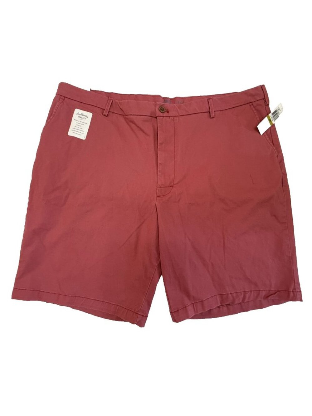 Lee IZOD Saltwater Stretch Shorts 44W Red Mens Big Tall Comfort NWT